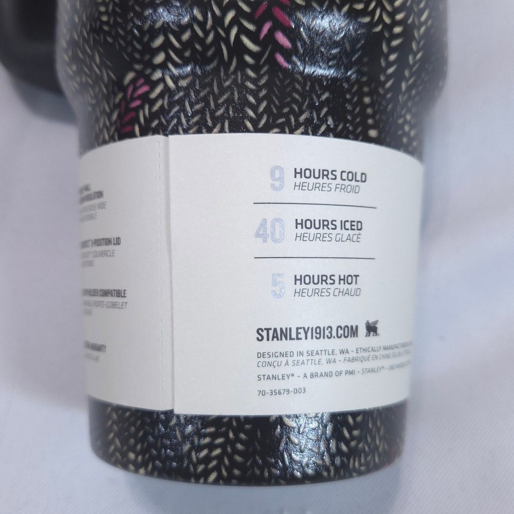 Stanley Calia Quencher H2.0 FlowState 30oz Tumbler Black Serpent Limited Straw - Picture 4 of 10